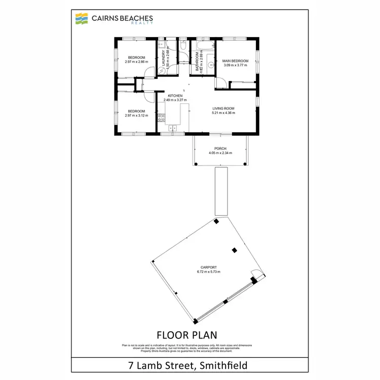 Floorplan of Homely house listing, 7 Lamb Street, Smithfield QLD 4878