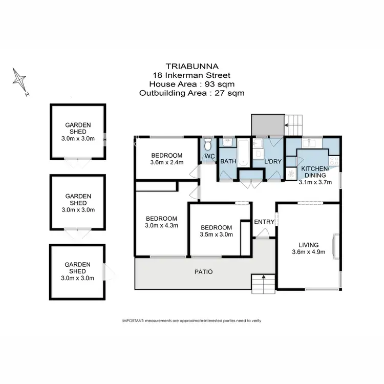 Floorplan of Homely house listing, 18 Inkerman Street, Triabunna TAS 7190