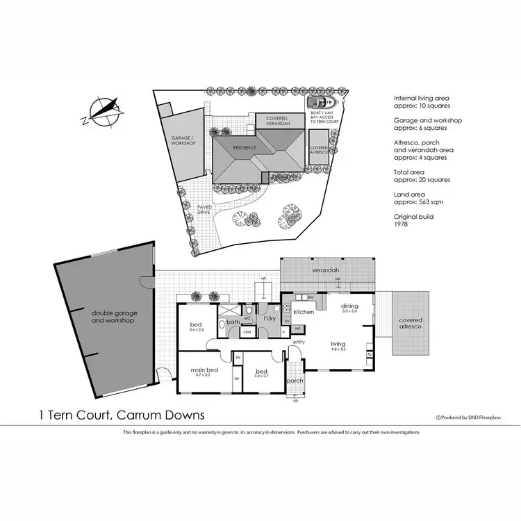 Floorplan of Homely house listing, 1 Tern Court, Carrum Downs VIC 3201