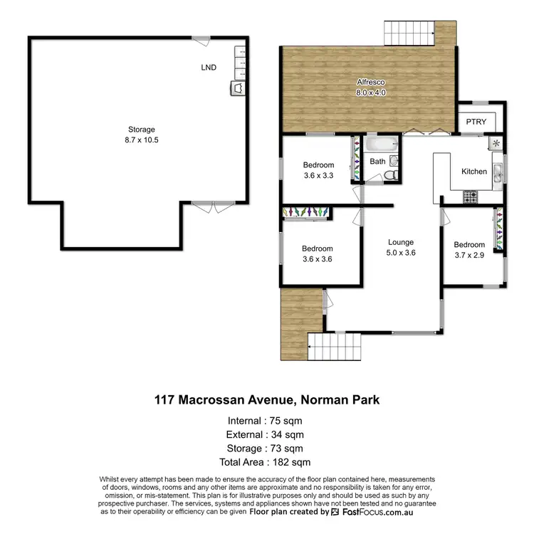 Floorplan of Homely house listing, 117 Macrossan Avenue, Norman Park QLD 4170