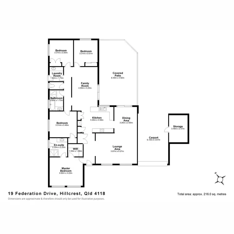 Floorplan of Homely house listing, 19 Federation Drive, Hillcrest QLD 4118