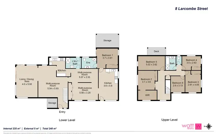 Floorplan of Homely house listing, 8 Larcombe Street, Zillmere QLD 4034