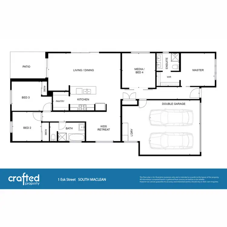 Floorplan of Homely house listing, 1 Esk Street, South Maclean QLD 4280