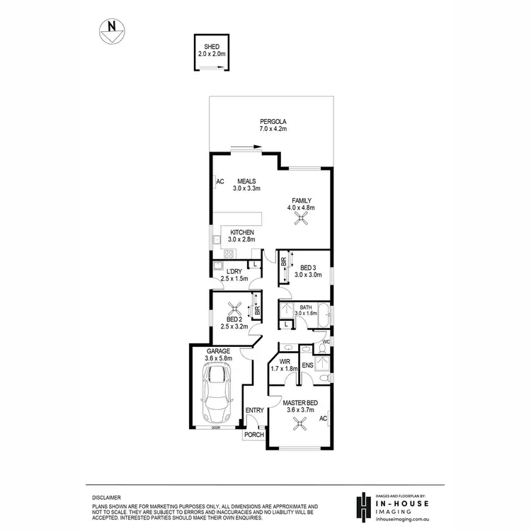 Floorplan of Homely house listing, 64 Admiral Parade, Seaford Meadows SA 5169