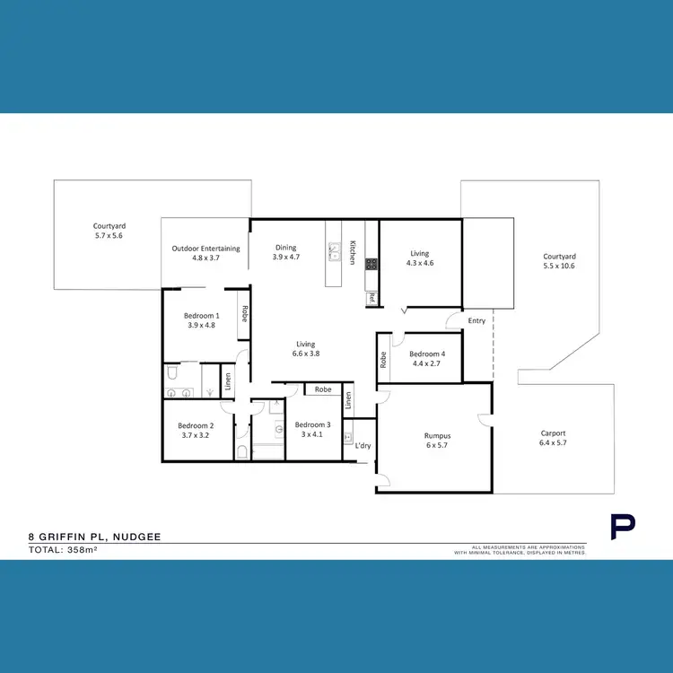 Floorplan of Homely house listing, 8 Griffin Place, Nudgee QLD 4014