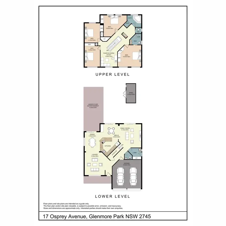 Floorplan of Homely house listing, 17 Osprey Avenue, Glenmore Park NSW 2745