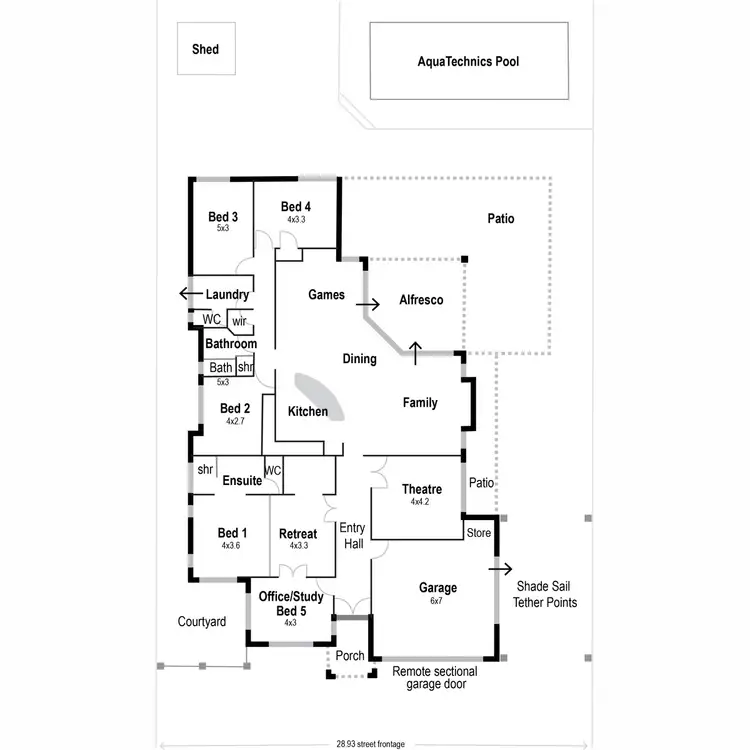 Floorplan of Homely house listing, 5 Cecil Place, Hamersley WA 6022