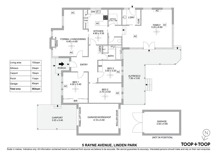Floorplan of Homely house listing, 5 Rayne Avenue, Linden Park SA 5065