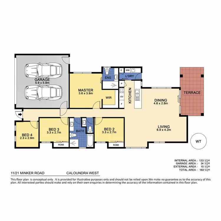 Floorplan of Homely house listing, 11/21 Minker Road, Caloundra West QLD 4551