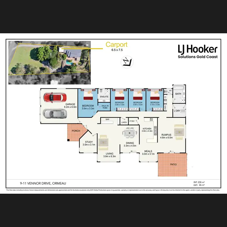 Floorplan of Homely house listing, 9 - 11 Vennor Drive, Ormeau QLD 4208