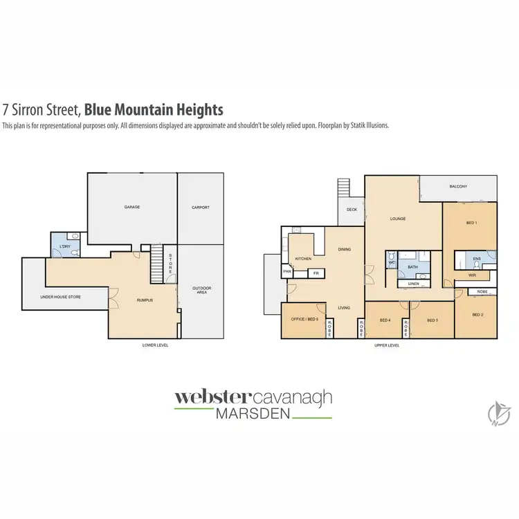 Floorplan of Homely house listing, 7 Sirron Street, Blue Mountain Heights QLD 4350