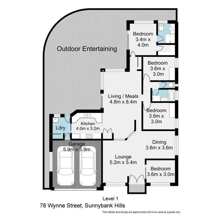 Floorplan of Homely house listing, 78 Wynne Street, Sunnybank Hills QLD 4109