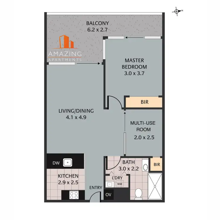 Floorplan of Homely apartment listing, 37 Mayne Road, Bowen Hills QLD 4006