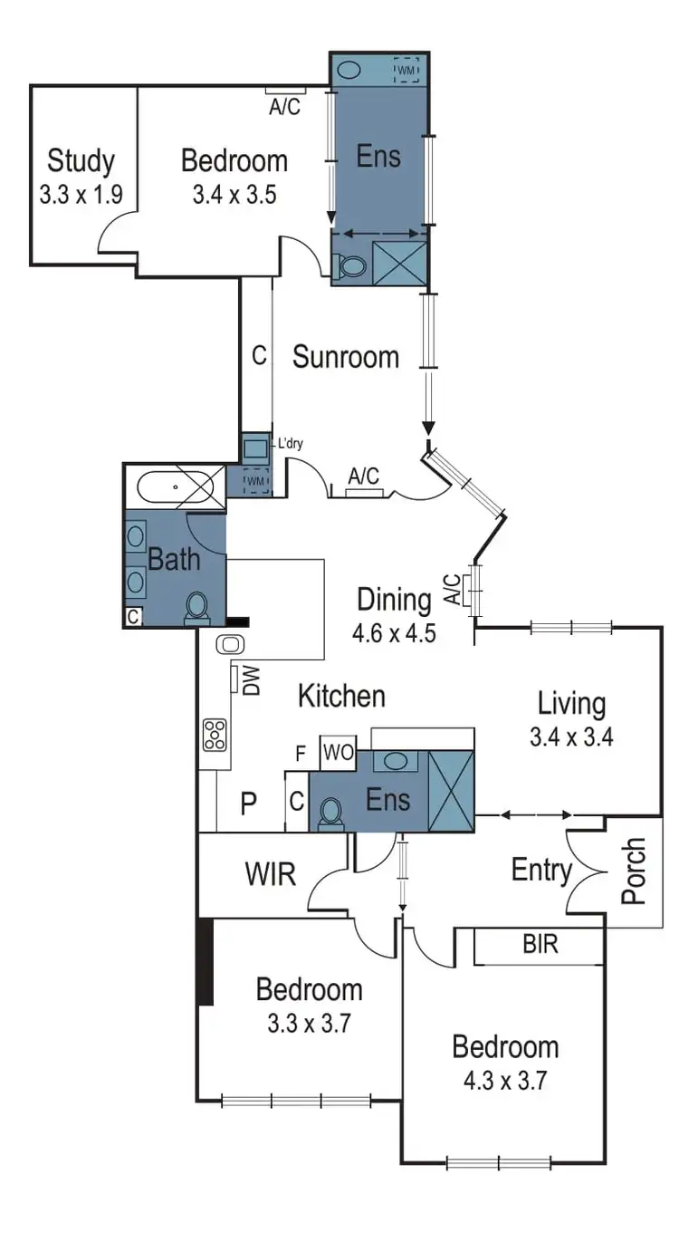 Floorplan of Homely house listing, 746 Whitehorse Road, Mont Albert VIC 3127