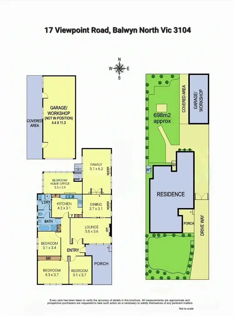 Floorplan of Homely house listing, 17 Viewpoint Road, Balwyn North VIC 3104