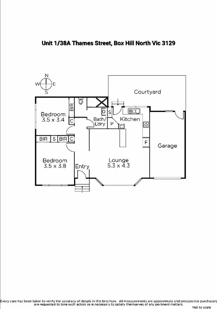 Floorplan of Homely unit listing, 1/38A Thames Street, Box Hill North VIC 3129