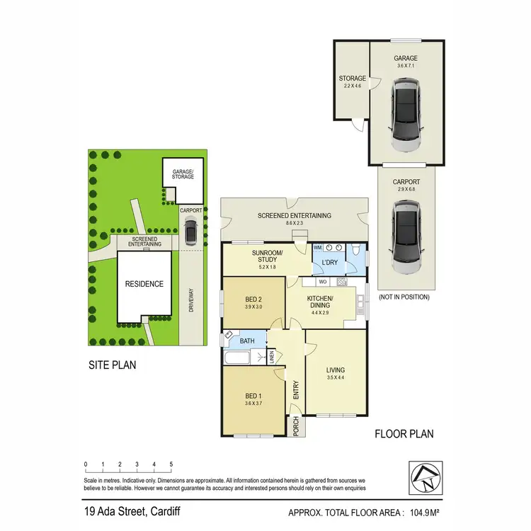 Floorplan of Homely house listing, 19 Ada Street, Cardiff NSW 2285