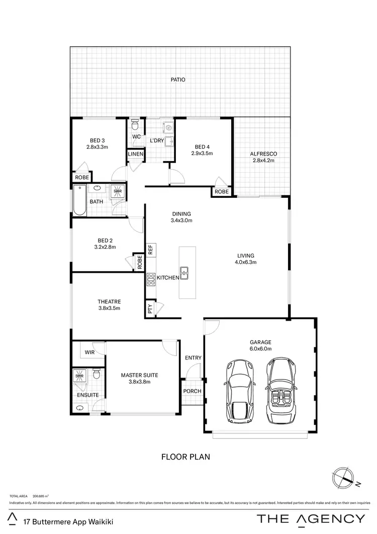 Floorplan of Homely house listing, 17 Buttermere Approach, Waikiki WA 6169