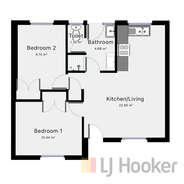 Floorplan of Homely block of units listing, 12 Rutherford Street, Manjimup WA 6258