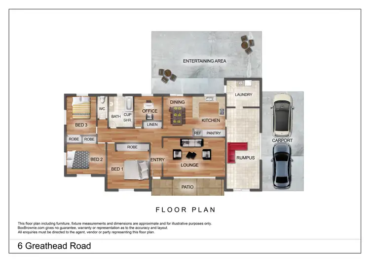 Floorplan of Homely house listing, 6 Greathead Road, Kepnock QLD 4670