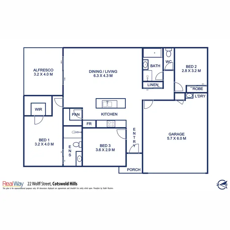 Floorplan of Homely house listing, 24 Wolff Street, Cotswold Hills QLD 4350