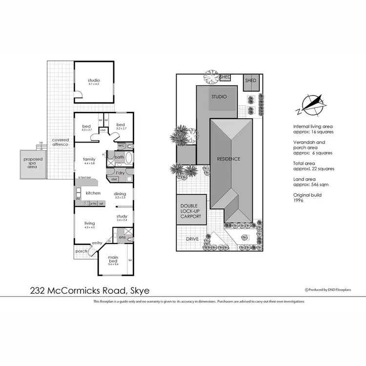Floorplan of Homely house listing, 232 McCormicks Road, Skye VIC 3977