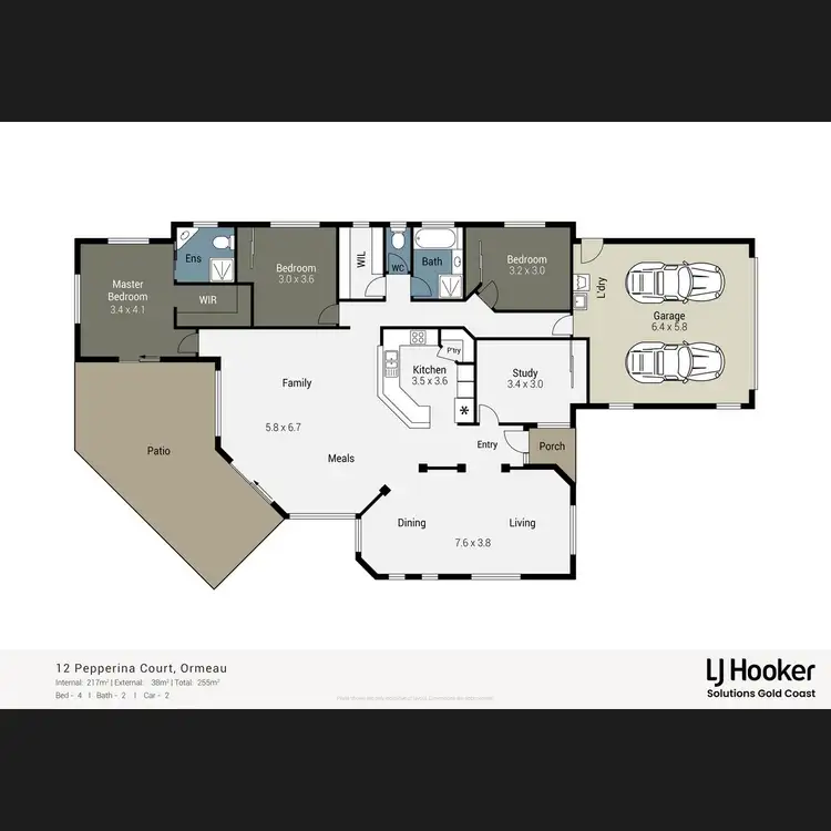 Floorplan of Homely house listing, 12 Pepperina Court, Ormeau QLD 4208