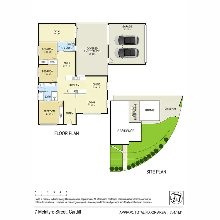 Floorplan of Homely house listing, 7 McIntyre Street, Cardiff NSW 2285
