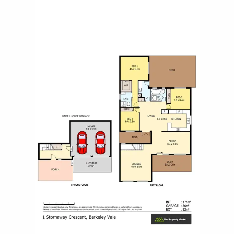 Floorplan of Homely house listing, 1 Stornaway Crescent, Berkeley Vale NSW 2261