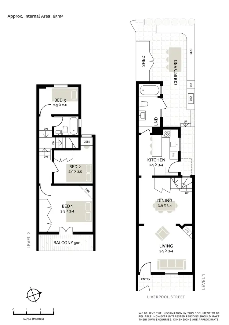 Floorplan of Homely terrace listing, 6 Liverpool Street, Paddington NSW 2021