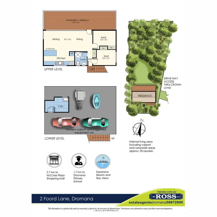 Floorplan of Homely house listing, 2 Foord Lane, Dromana VIC 3936