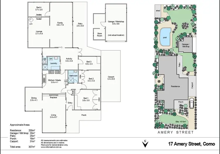 Floorplan of Homely house listing, 17 Amery Street, Como WA 6152