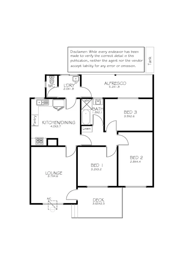 Floorplan of Homely house listing, 2 Broadway Street, Port Lincoln SA 5606
