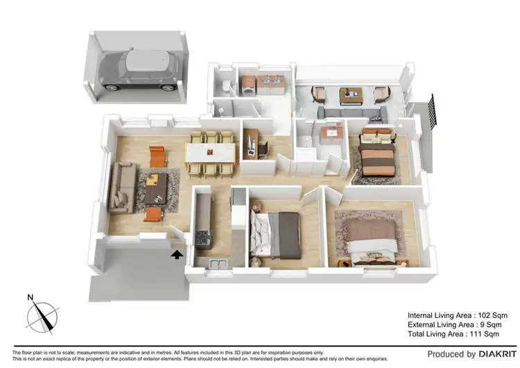 Floorplan of Homely house listing, 127 Miles Street, Bald Hills QLD 4036