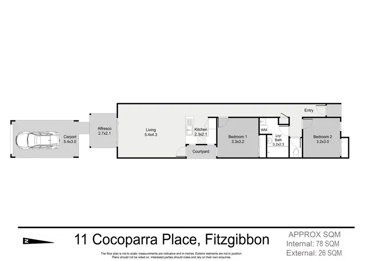 Floorplan of Homely house listing, 11 Cocoparra Place, Fitzgibbon QLD 4018