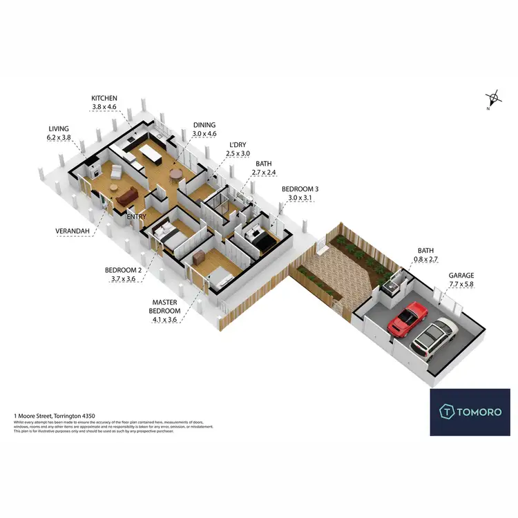 Floorplan of Homely house listing, 1 Moore Road, Torrington QLD 4350