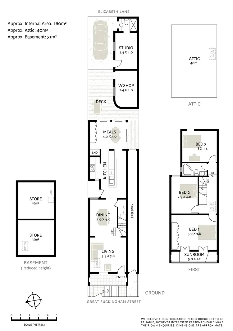 Floorplan of Homely house listing, 51 Great Buckingham Street, Redfern NSW 2016