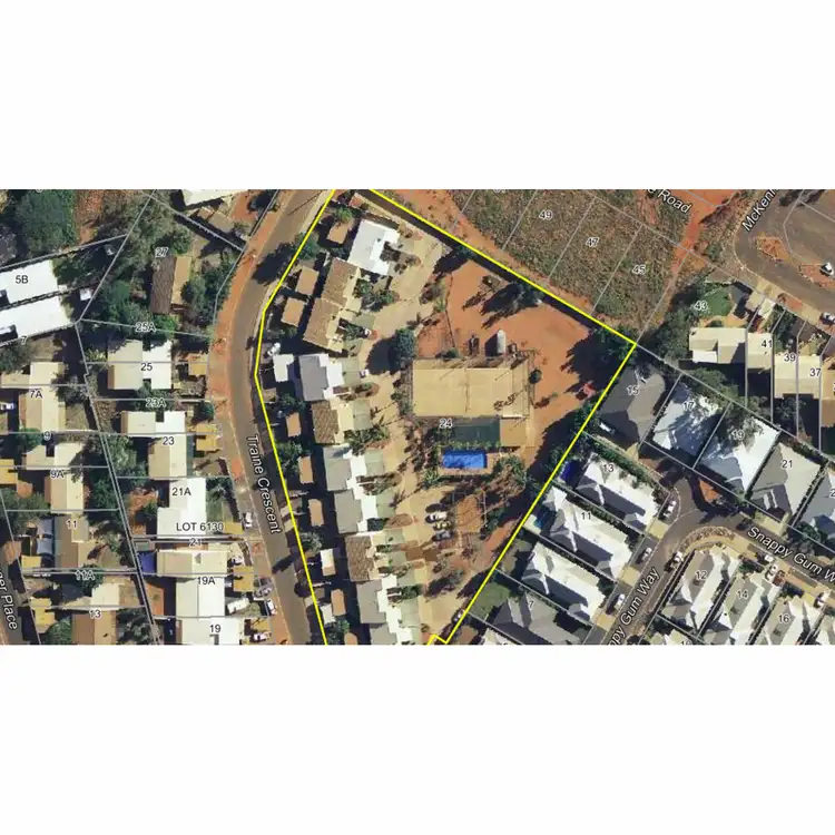 Floorplan of Homely unit listing, 8/24 Traine Crescent, South Hedland WA 6722