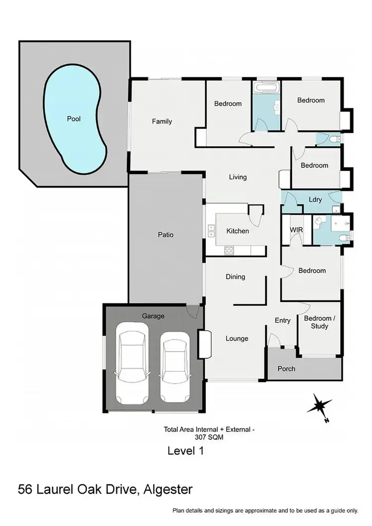 Floorplan of Homely house listing, 56 Laurel Oak Drive, Algester QLD 4115