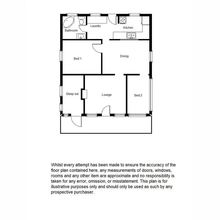 Floorplan of Homely house listing, 6 Seaview Road, Port Augusta SA 5700
