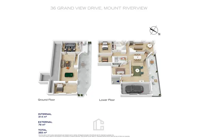 Floorplan of Homely house listing, 36 Grand View Drive, Mount Riverview NSW 2774