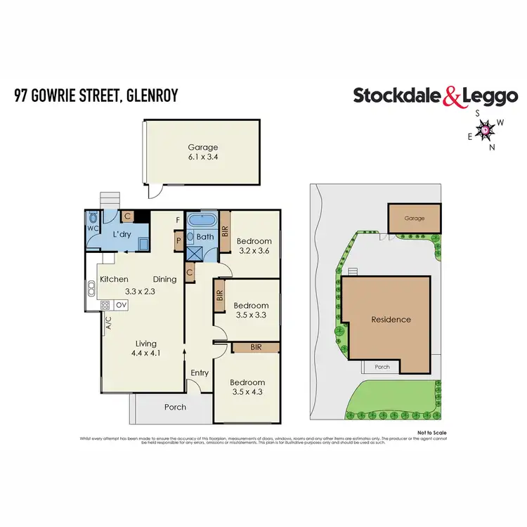 Floorplan of Homely unit listing, 97 Gowrie Street, Glenroy VIC 3046