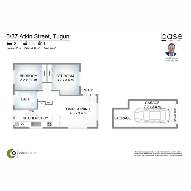 Floorplan of Homely unit listing, 5/37 Atkin Street, Tugun QLD 4224