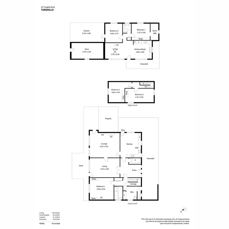 Floorplan of Homely rural property listing, 297 Tungkillo Road, Tungkillo SA 5236