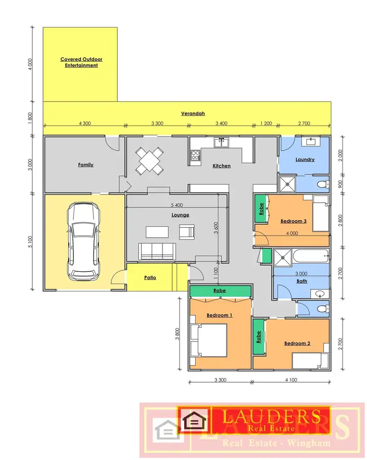Floorplan of Homely house listing, 8 Khatabundah Street, Wingham NSW 2429