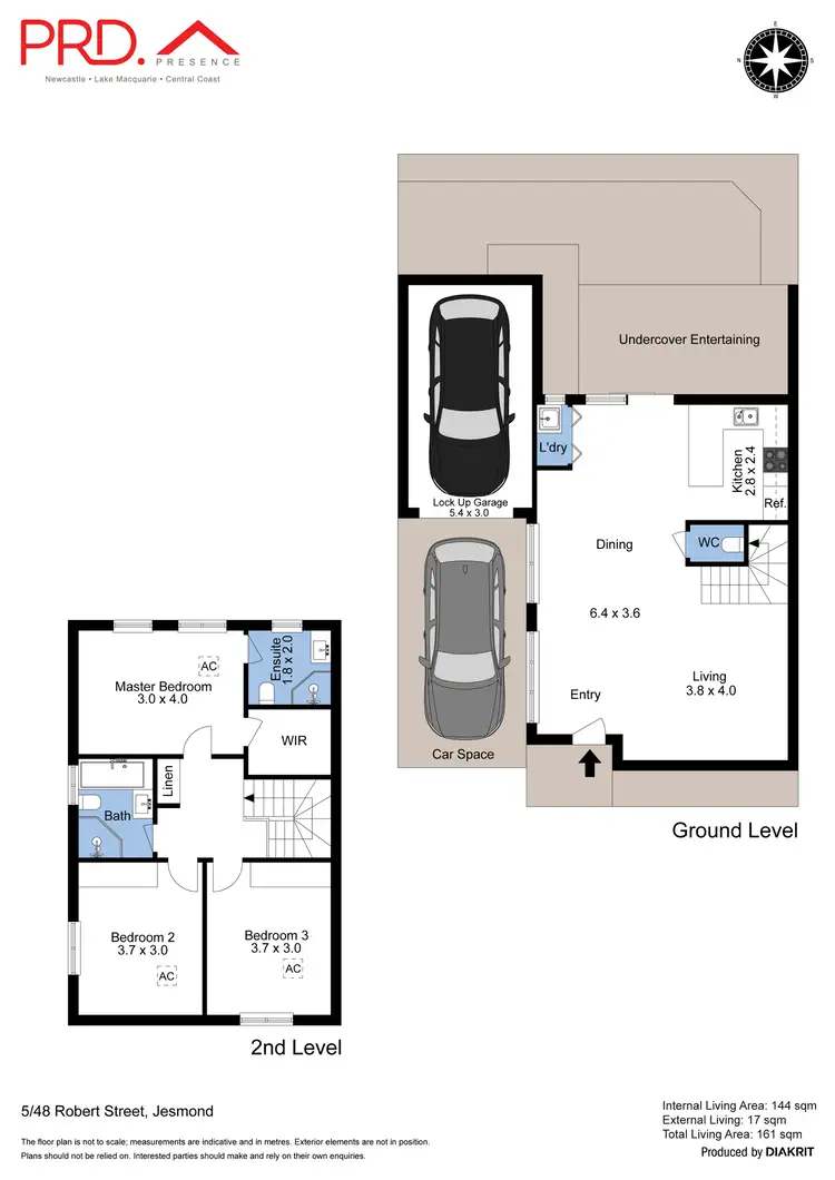 Floorplan of Homely townhouse listing, 5/48 Robert Street, Jesmond NSW 2299