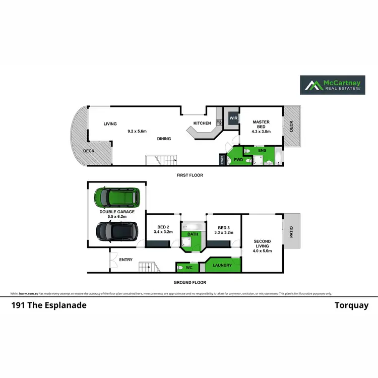 Floorplan of Homely house listing, 191 The Esplanade, Torquay VIC 3228