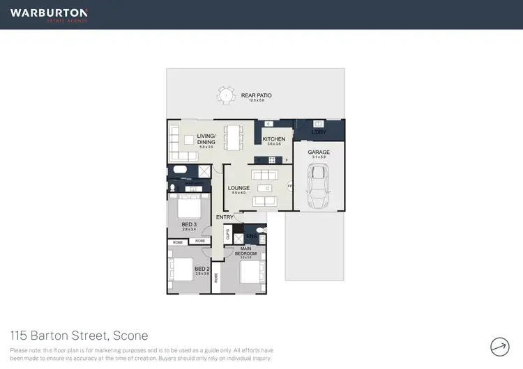 Floorplan of Homely house listing, 115 Barton Street, Scone NSW 2337