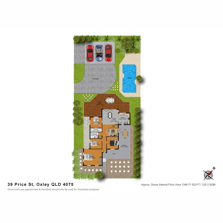 Floorplan of Homely house listing, 39 Price Street, Oxley QLD 4075