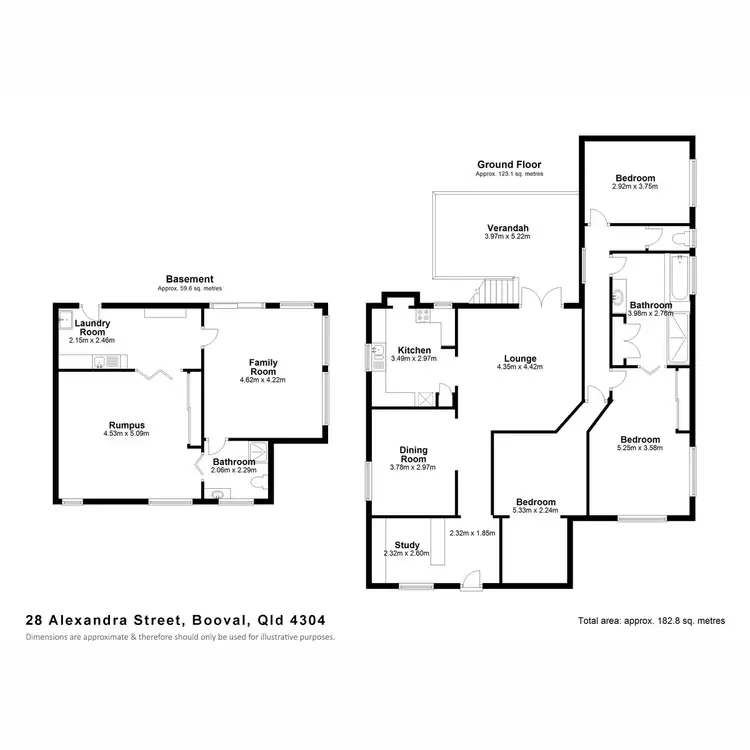 Floorplan of Homely house listing, 28 Alexandra Street, Booval QLD 4304